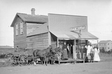 City Meat Market - Custer County Nebraska - 1886 - 4 x 6 Photo Print picture