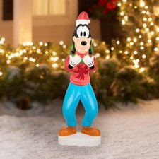 Disney Goofy Christmas Blow Mold Light Up Holiday Decor Gemmy 2026 picture
