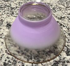 Vintage - Lavender Purple Blendo Large Chip / Salad Bowl - Frosted Glass Bowl picture