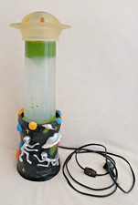 Vintage 1997 Lipan Industrial Alien UFO Space Lava Lamp Exc Cond Lava Needs Work picture