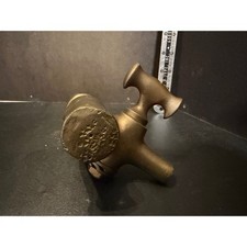 Antique Bishop & Babcock Co Brass Soda Fountain Syrup Draft Arm Dispenser Valve picture