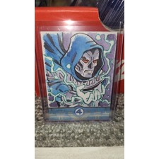 2026 Topps Finest Fantastic Four Doom Sketch 1/1  Mack Schroer 65th Anniversary picture