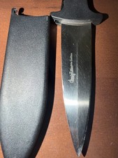Vintage Gerber Patriot Blackie Collins Fixed Blade Knife USA Original Sheath picture