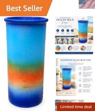 Handmade Ocean Blue VASE - 9