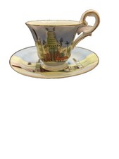 Vintage Grauman’s Chinese Theatre Miniature Souvenir Teacup And Saucer picture