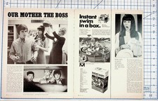 1968 Look Magazine Lucie Arnaz Article Desi Jr. Instant Swim Pool Ad Ephemera picture