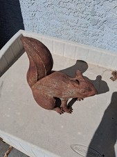 Vintage Japanese Meiji Style Cast Metal Squirrel Figurine 9