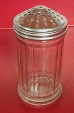 Vintage Chicago Glass Co. Restaurant Sugar / Cheese Shaker 8-1521 READ picture
