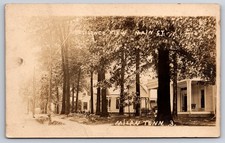 Residences Main Street View Milan Tennessee TN c1910 Real Photo RPPC picture