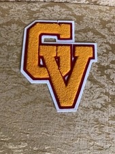 Vintage Central Valley High School Letterman Patch Chenille CV Ceres CA Felt picture