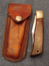 CAMILLUS Vintage No. 7 Folding Knife With HD Leather Sheath picture