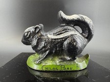 Vintage Cast Iron Painted Skunk Bottle Opener picture