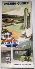 Highway Map, Ontario - Quebec, c1960s, American Oil picture