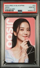 2023 OREO X BLACKPINK PHOTOCARDS #01 JISOO PSA 10 picture