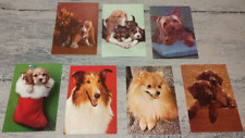 Vintage Iot of 7 Hallmark Postcards. Pharagraph on Back about each Dogs Pictured picture