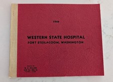 1948 Western State Hospital mental health photo album all staff and operations picture