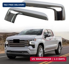 2PCS Chrome Mirror Cap Cover Clip on Fit for Chevy GMC picture