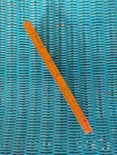 Vintage Interlox 106 Brass Wood Ruler Sliding NY  72