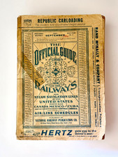 Official Guide Railways 1961 Erie Railroad Rotation List Rand McNally Ephemera picture