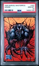 1995 Marvel Masterpieces Venom #107 PSA 10 picture