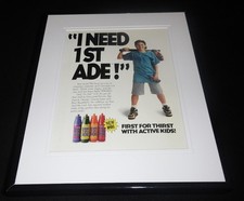 1994 1st Ade Thirst Quencher 11x14 Framed ORIGINAL Vintage Advertisement  picture