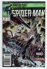 Web of Spider-Man #31 FN 6.0 Newsstand Key Kraven's Last Hunt Part 1 Zeck Cover picture