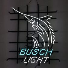 US Stock Fish Beer Neon Sign 24x20 Lamp Beer Bar Pub Room Wall Decor picture