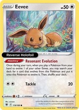 Eevee : SWSH10 Reverse Holofoil - 119/189 Near Mint picture