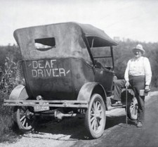 Deaf Driver Between Albany & Monticello Kentucky 1933 Poster Photo 24x36 picture