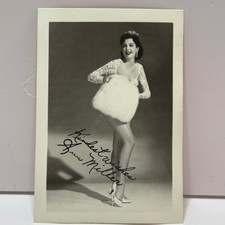 Ann Miller Vintage Signed B&W Promo Photo Hollywood Actress MGM Star Card picture