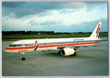 Air Holland Boeing 757-27B on the tarmac Postcard rarer view picture