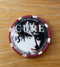 Rare HARD ROCK HOTEL CASINO LAS VEGAS $5 THE CURE CHIP Robert Smith picture