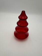 Christmas Tree Holiday Red Candy Jar 6