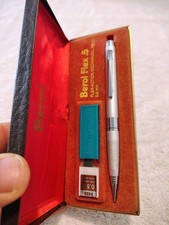 Vintage Berol Flex .5 Mechanical Pencil Box Set JAPAN Complete Set Lightly Used picture