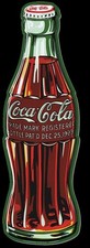 HUGE COKE Bottle Metal Sign 35” Coca Cola Vintage Style Sign/Wall Decor picture