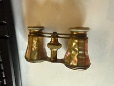 Antique Lemaire Paris  Mother of Pearl Opera Theater Glasses /Binoculars K2 picture