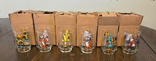 Vintage 1977 Kellogg's Cereal Character Collector Series Set Of 6 Glasses picture