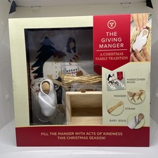 NIB The Giving Manger A Christmas Family Tradition Book & Baby Jesus picture