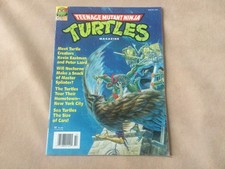 Vtg 1991 Winter TMNT Teenage Mutant Ninja Turtles Magazine w/ Poster Eastman picture