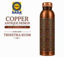 Antique Pure Copper Bottle /Ayurvedic benefits/ for home, office- Fast dispatch picture