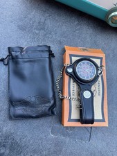 Harley-Davidson Genuine Motor Oil Collectible Watch Leather Strap Original Box picture