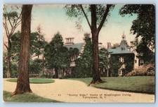 c1924 Tarrytown New York NY Vintage Postcard Sunny Side Home Washington Irving picture