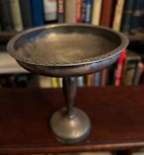 Militaria 757 Tank Battalion memorial sterling silver compote footed bowl 1945 picture