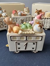 Lenox Happy Birthday Express Train Car #1 Figurine Fine China 24K Gold Trim picture