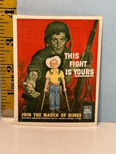 Vintage March of Dimes Newspaper Ad 