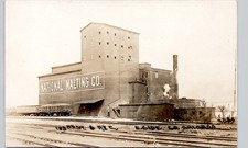 NATIONAL MALTING CO chicago il c1910 postcard illinois real photo rppc brewery picture
