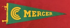 Vintage Mercer County Community College 23 Inch Pennant West Windsor New Jersey picture