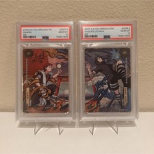 Kayou 2025 NRSA02 EN Naruto PSA Graded Gaara & Sasuke #007L4 #008L4 picture