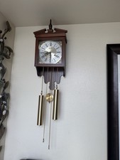 Linden Vintage N° 8054B Chiming 31 Day Pendulum Wall Clock with Key. picture