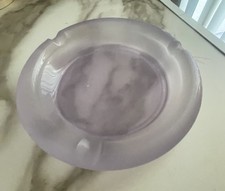 Vintage Purple Frosted Satin Glass Astray picture